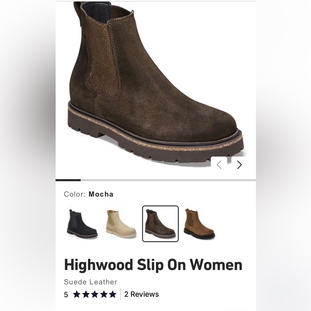 Birkenstock Highwood woman’s slip on Suede Boots